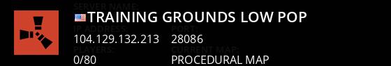 Training grounds \| low pop Live Banner 1