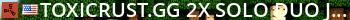 ToxicRust.gg 2x Solo/Duo/JUST WIPED/KITS/SKINBOX Live Banner 2