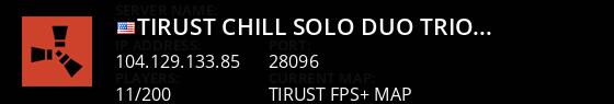 TIRust Chill Solo Duo Trio Low Upkeep\|No BP Wipe\|Minis Spawn Live Banner 1