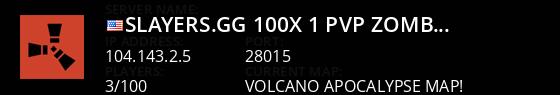 SLAYERS.GG 100x #1 PVP ZOMBIES|PLANES|CLANS|SKIN|KITS|NOBP|TP Live Banner 1