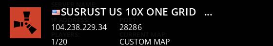 SusRust US 10X  One Grid - 3MAX -1 Grid Live Banner 1