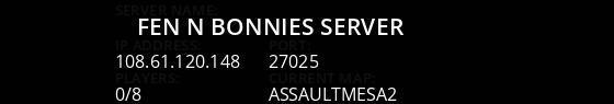 Fen n Bonnies Server Live Banner 1