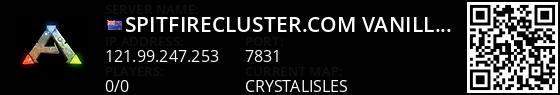 spitfirecluster.com Vanilla Crystal Isles PvE - (v347.1) Live Banner 1