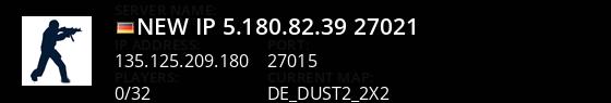 NEW IP: 5.180.82.39:27021 Live Banner 1