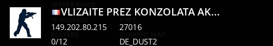 Vlizaite prez konzolata ako ne wi pokazwa serverite zaradi ataki Live Banner 1