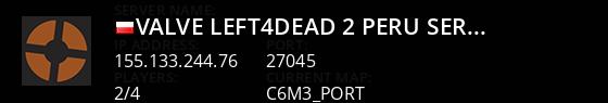 Valve Left4Dead 2 Peru Server (srcds2014-lim1.381.31) Live Banner 1