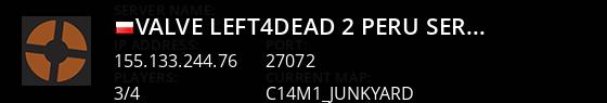 Valve Left4Dead 2 Peru Server (srcds2014-lim1.381.58) Live Banner 1
