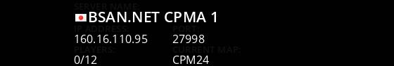 BSAN.NET CPMA #1 Live Banner 1