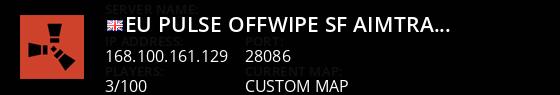 [EU] Pulse Offwipe\| SF \| Aimtrain \| Maze \| Roams Live Banner 1