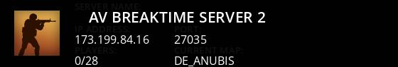 AV Breaktime Server 2 Live Banner 1