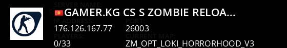 GAMER.KG | CS:S Zombie Reloaded Live Banner 1