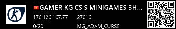 GAMER.KG | CS:S MiniGames | SHOP | VIP Live Banner 1