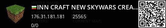 



Inn-Craft NEW-SkyWars Creative/MiniGames/SkyBlock


 Live Banner 1