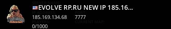 Evolve-Rp.Ru | new IP:185.169.134.67:7777 Live Banner 1