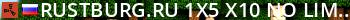 RustBurg.ru #1X5/X10|NO LIMIT|LOOT+|FPS+|KITS|TP19.08 Live Banner 2