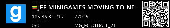 JFF MINIGAMES MOVING TO NEW HOST 194.5.97.24:27015 Live Banner 1