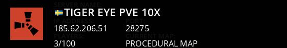 Tiger Eye PVE 10X Live Banner 1