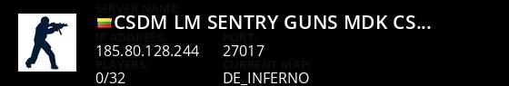#CSDM+LM+Sentry guns mDk||cs.FeNix.lt Live Banner 1