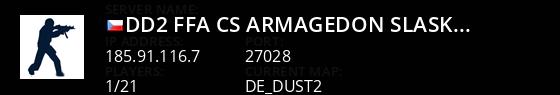 DD2^FFA # Cs-Armagedon & SLASK --> Xp System ^ ClaSSiC ^ Free ViP CS 1.6 @FajneSerwery.pl Live Banner 1