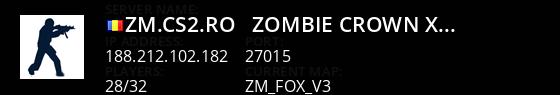 ZM.CS2.RO -=[Zombie Crown XP Mode]=- Live Banner 1