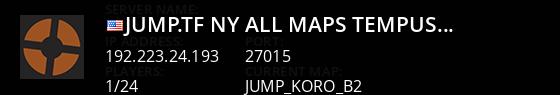jump.tf (NY) | All Maps | Tempus Network Live Banner 1