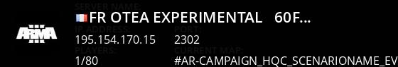 [FR][OTEA] Experimental - 60FPS - ts3.otea.fr Live Banner 1