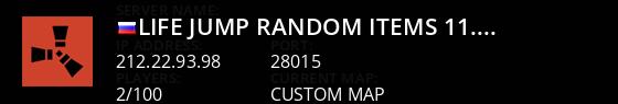 Life Jump random items 11.08 Live Banner 1