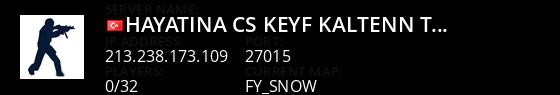 HAYATINA CS KEYF /// KALTENN TEK ADRES Live Banner 1