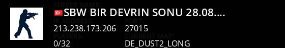 SBW  BIR DEVRIN SONU  28.08.2025 :( Live Banner 1