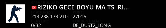 Riziko // GECE BOYU MA // TS-> Riziko Live Banner 1
