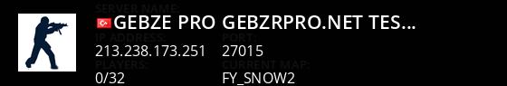 [GEBZE PRO| GEBZRPRO.NET|  TEST MOD] Live Banner 1