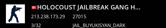 Holocoust | Jailbreak (GANG & H-K) #500KJPHEDIYE #EFSANEMOD Live Banner 1