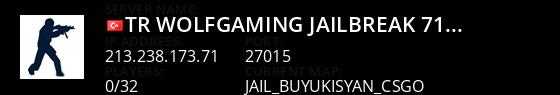 [TR] WolfGaminG ~ JailBreaK [71] [- ST YNETM ALIM -] Live Banner 1