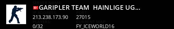 Garipler TEAM- Hainlige ugramis gariplerin serveri #ok Yaknda! Live Banner 1