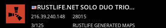 RustLife.net | Solo/Duo/Trio | Mondays | US Live Banner 1