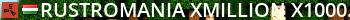 RustRomania xMillion [x10000000000x|PVP|TP|Kits|Skins|Battle] Live Banner 2