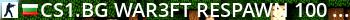 CS1.BG | WAR3FT RESPAWN [100 LVL, 23 RACES] Live Banner 2