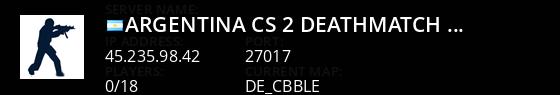 ARGENTINA CS #2 DEATHMATCH+FFA Live Banner 1