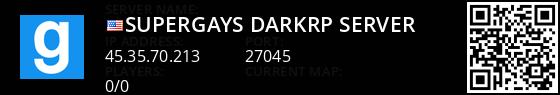 



SuperGays Darkrp Server


 Live Banner 1