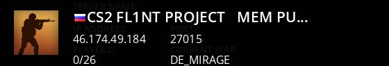 [CS2] Fl1nt Project - Mem Public #1 [!cw, !viptest, !lvl] Live Banner 1