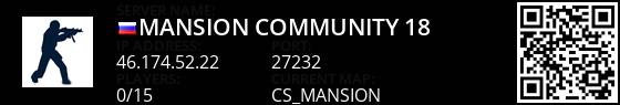 MANSION | COMMUNITY 18 + Live Banner 1