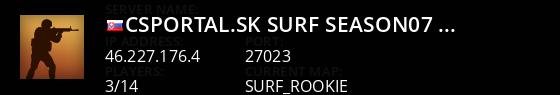 CSPORTAL.sk | SURF SEASON07 [! FIXED RAMP BUGS !] Live Banner 1