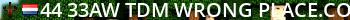 ^^11&^^77AW TDM @ wrong-place.com Live Banner 2