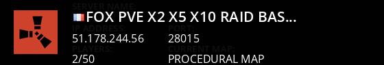 Fox PVE X2|X5|X10+ Raid Bases FR|PT|ES Live Banner 1