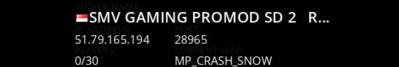 sMv GaMinG |Promod |SD|#2| - Round: 2/20 Live Banner 1