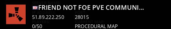 Friend Not Foe / PvE Community / UK & Europe Live Banner 1