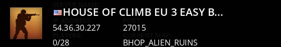 House of Climb EU #3 |EASY|Bhop|Parkour|128Tick| Live Banner 1