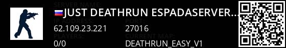 © Just Deathrun [EspadaServer.ru] Live Banner 1