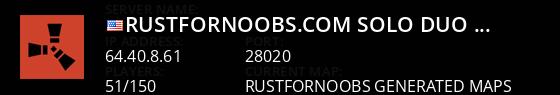 RustForNoobs.com | Solo Duo Trio Quad | Monthly | US Live Banner 1