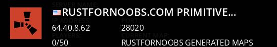RustForNoobs.com Primitive | Bow / Melee |  Medieval Live Banner 1
